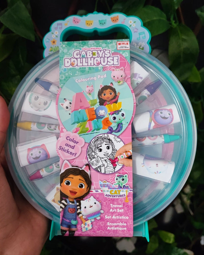 Kit Criativo para Viagem - A Casa de Bonecas da Gabby