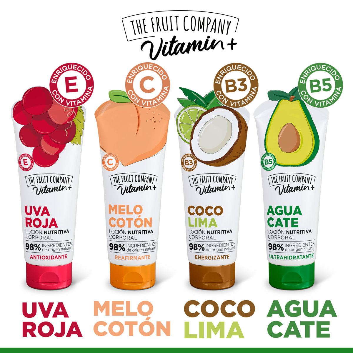 Loção Corporal - Vitamin+ The Fruit Company