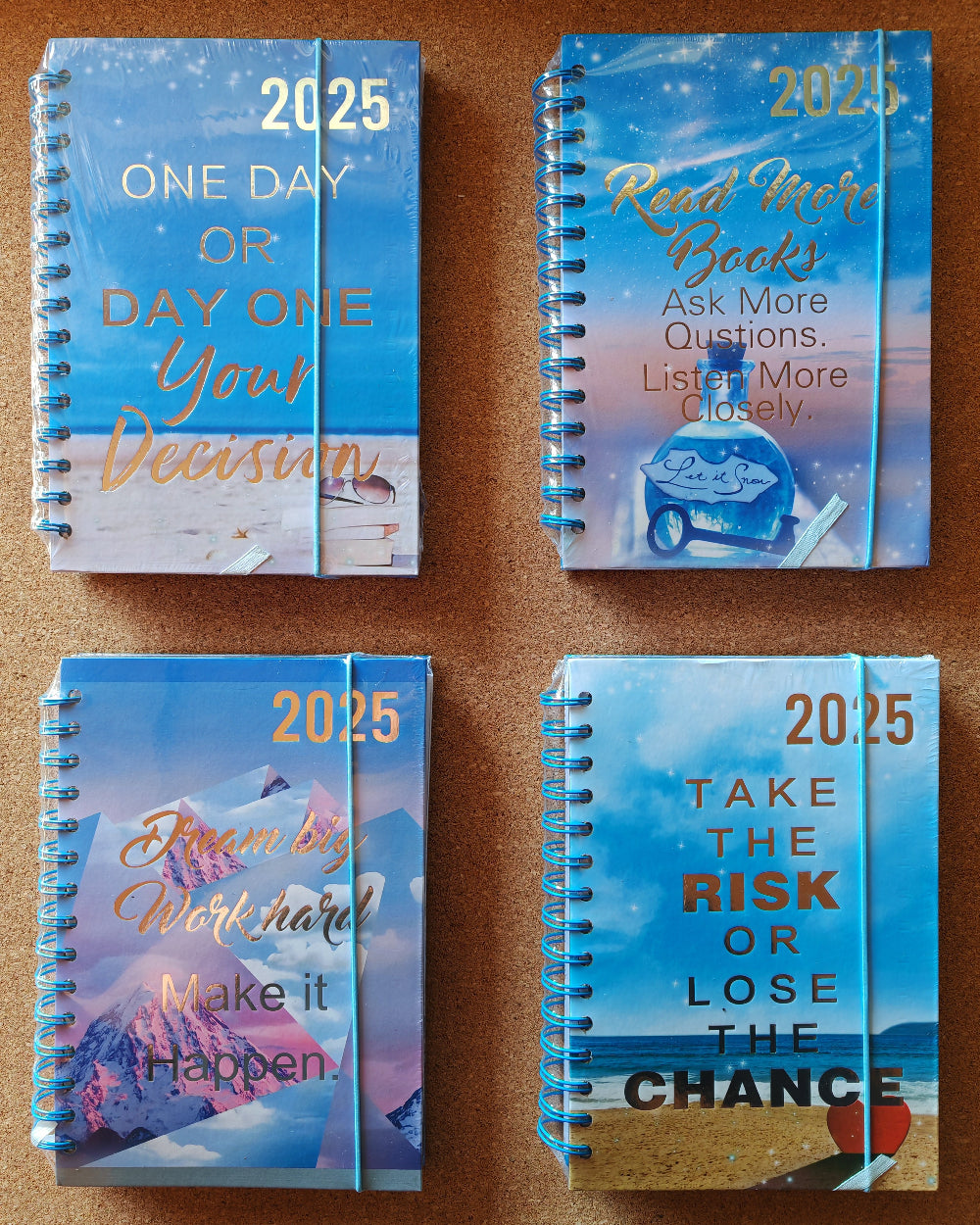 Agendas A5 Motivacionais Personalizadas 2025