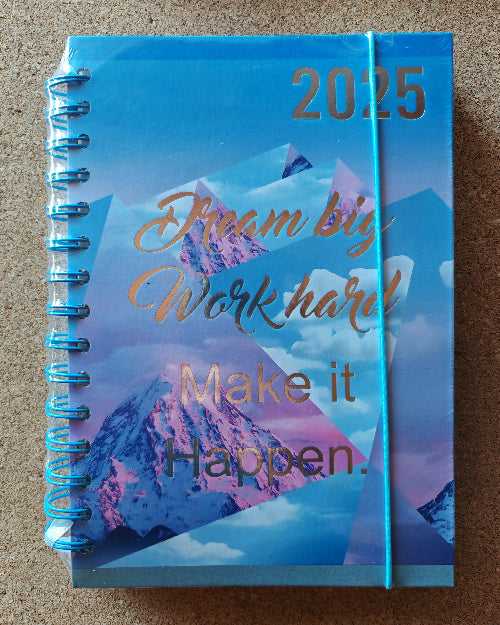 Agendas A5 Motivacionais Personalizadas 2025